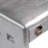 Aluminum Frame Single Coffee Table with Storage