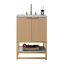 Meuble-lavabo simple 24 po avec surface solide-1394441908