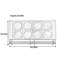 Buffet gris de luxe