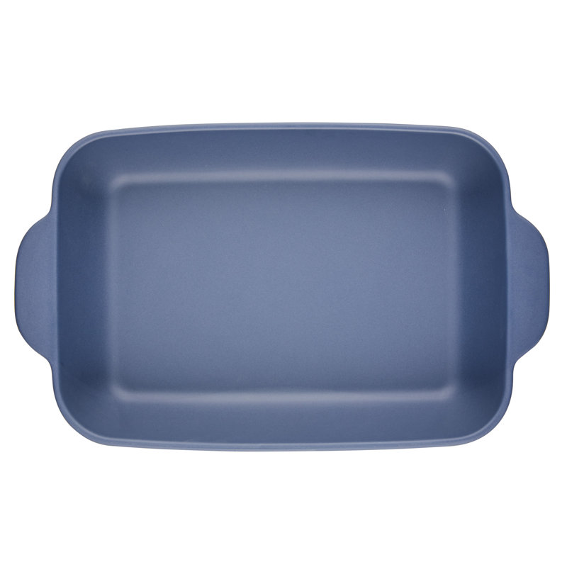 Anchor Blue Ceramic Rectangular Baking Dish, 9 x 13 Inch