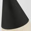 Sean Lavin Cupola 1-light Pendant in Nightshade Black with Alabaster shade
