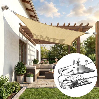 Reinforced Super Ring Rectangle Shade Sail