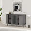 Dune Console Sideboard Geometric Design Wide 123cm-102236706