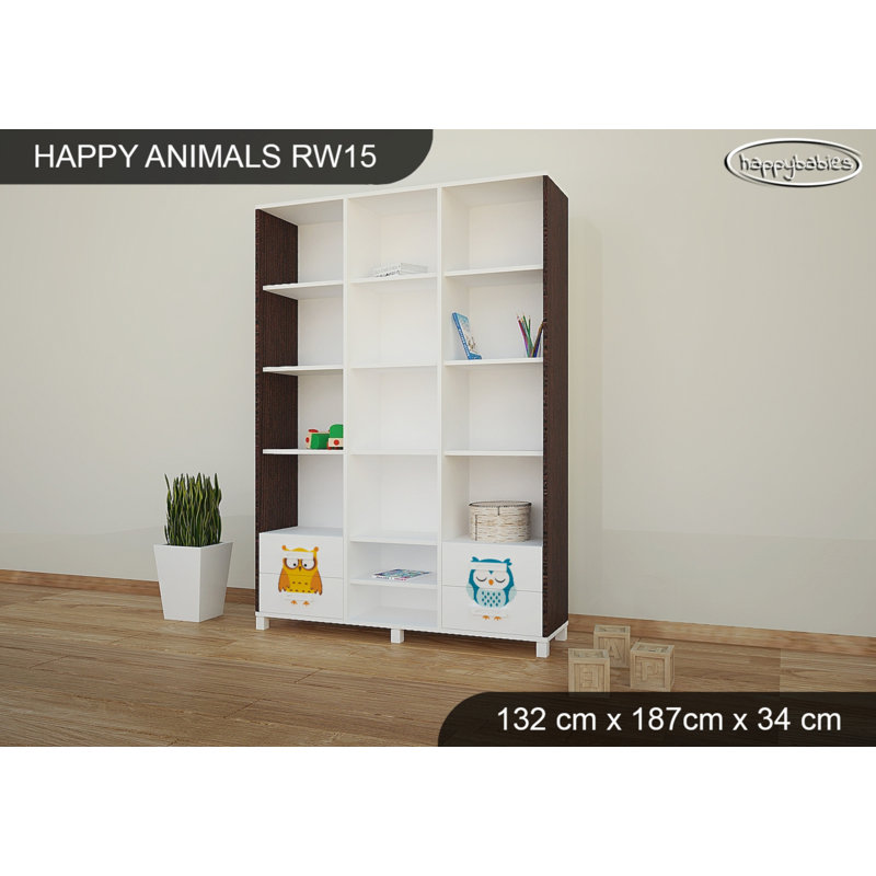 187cm H X 132cm W Kids Bookcase, Wenge Chestnut