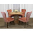 Aryhanna 4 - Person Solid Wood Solid Wood Top Pedestal Dining Set