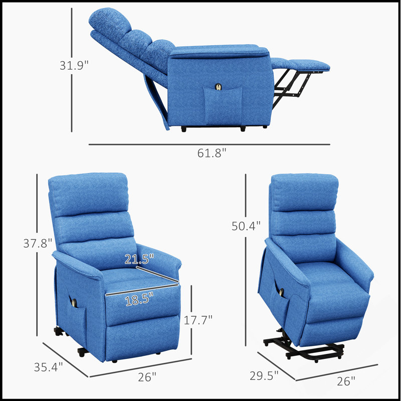 Fauteuil inclinable électrique avec télécommande, offrant un soulèvement en douceur et un confort personnalisé pour les utilisateurs âgés et blessés.
