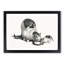 Cat & Kitten Drinking by Gottfried Mind - Framed Print-55621362-55621364