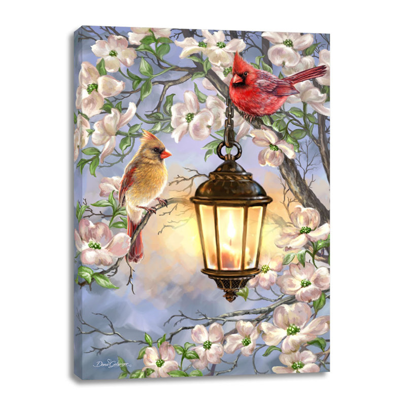 Printemps, art mural sur toile, H 14 po x l 10 po x P 1 po