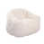 white faux fur