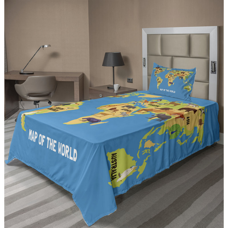 Microfiber Sheet Set, Twin