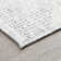 April Geometric Gray & Cream Indoor / Outdoor Area Rug