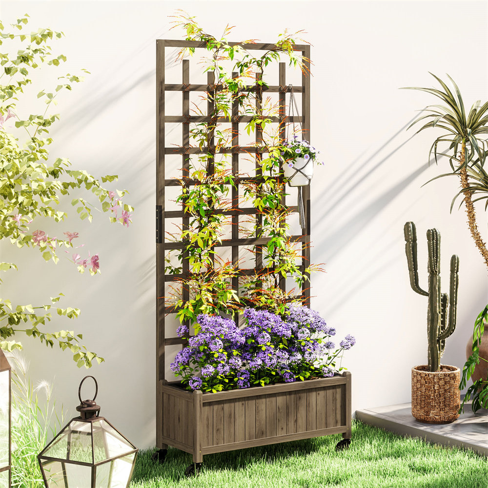 Wood Elevated Planter