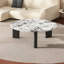 Table basse ronde moderne en marbre de luxe moderne
