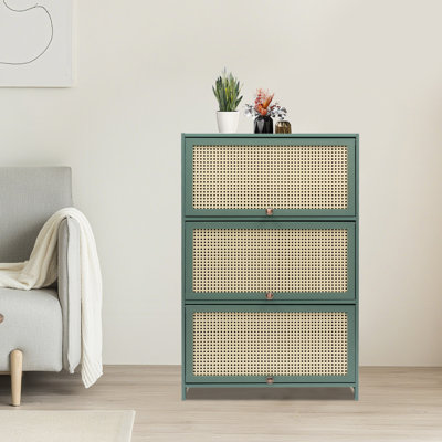 Étagère de rangement pour chaussures à 7 niveaux en bambou