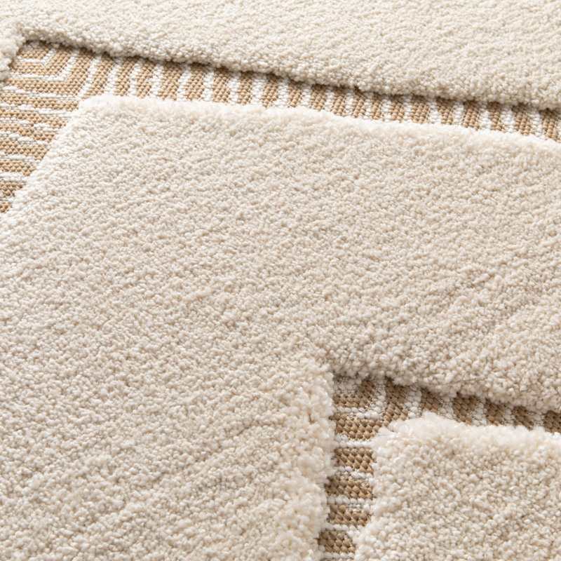 Nikki Geometric Area Rug, Rectangle 80 x 150cm