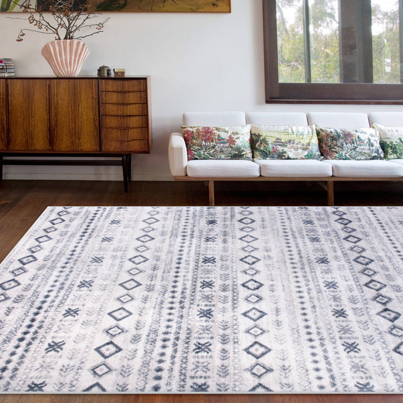 Tapis crème Demello, Rectangle 5 pi x 7 pi