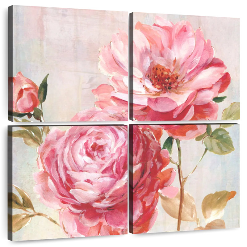 Harnek Petal Paint I, 74" H x 74" W