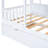 White Twin Size Wooden Daybed With Trundle - Versatile And Elegant Modern Functional