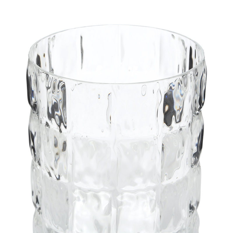 Matelassé Table Vase, Crystal