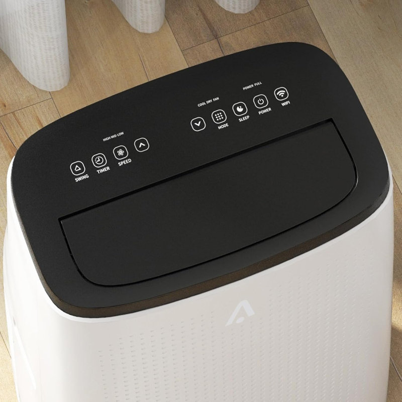 Climatiseur portatif 14 000 BTU pour une capacité de 700 pieds carrés, refroidissement écoénergétique avec mode veille, ventilateur à 3 vitesses et télécommande, idéal pour le confort de la maison et du bureau