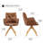 Leather Home Office Swivel Desk Chair