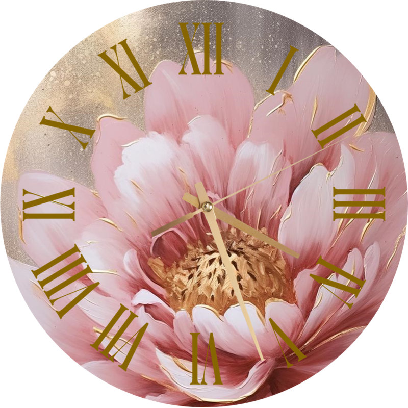 Horloge murale Larnice, Or romain