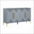 Unique Features of a Four-Door Cabinet with Two-Tone Triangular Pattern Doors-63045508