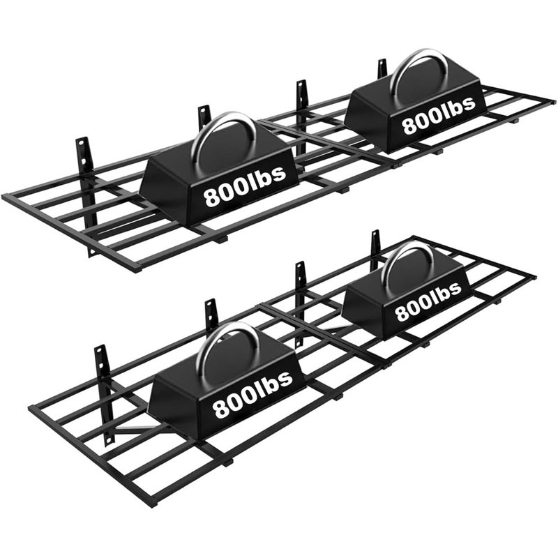 60.96cm W Metal Wall Mounted Shelving Unit