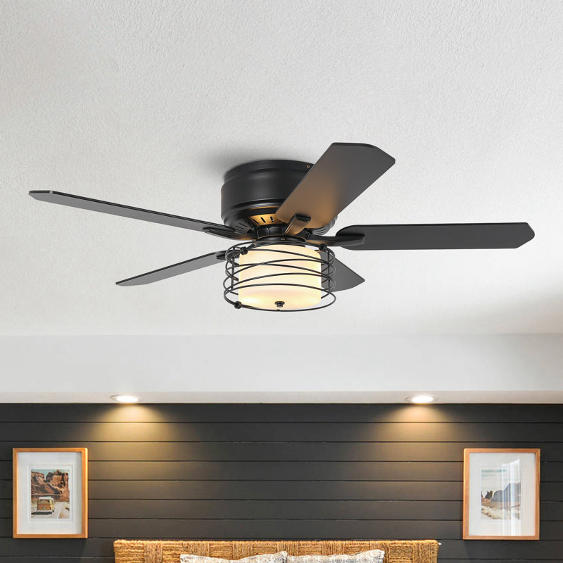 Ventilateur de plafond 48 po avec ensemble d'éclairage Renard