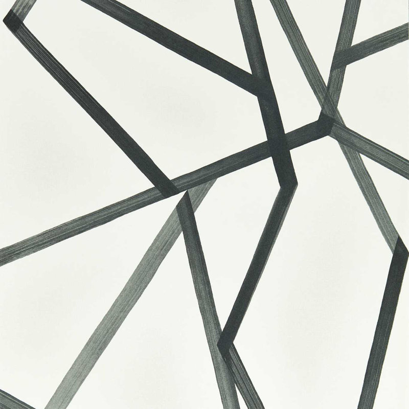 Sumi 10.05m x 68.6cm Wallpaper Roll, Pearl/Charcoal