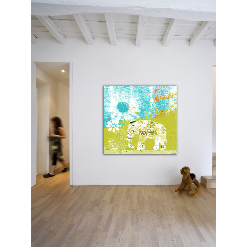 Parvez Taj - Wrapped Canvas Painting, 81cm H x 81cm W x 5cm D