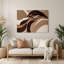 «Lyrical Abstraction 24», art mural en métal brun-177021766