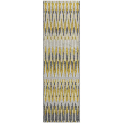 Premium Machine Washable Prisco Gold Rug