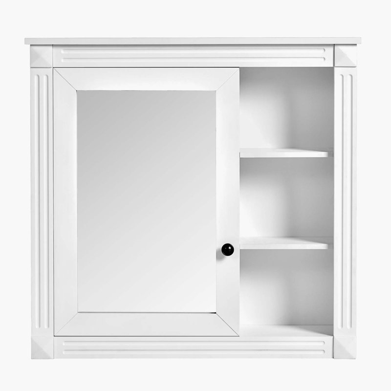 Armoire de rangement polyvalente avec miroir, alliant fonctionnalité et style pour votre maison.