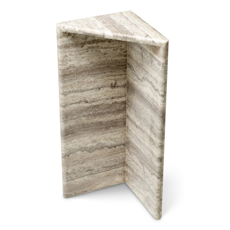 Column Northbridge Silver Travertine, 39.37" H x 15.75" W x 15.75" D