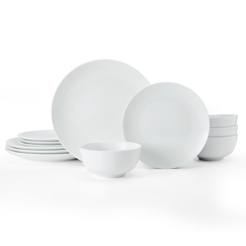 Mikasa Chalk Porcelain Dinner Set, White