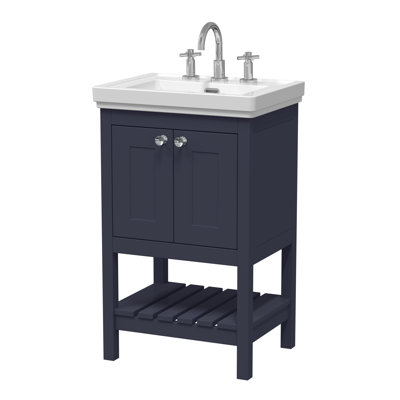 Bexley 531mm Single Bathroom Vanity with Integrated Fireclay Basin