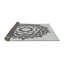 Laine tissée à la main et polyester gris/noir Tapis décoratif-2098298381