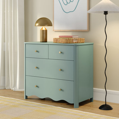 Sutton 4 Drawer Dresser, Meadow Green