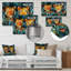 Pépinière orange, vert, été, tigre Meadows I - tigre, art mural-1345938460-1345938462