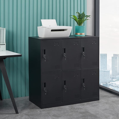 Armoire de rangement verrouillable 6 portes