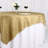 72"X72" Accordion Crinkle Taffeta Table Overlay, Square Tablecloth Topper-310298800