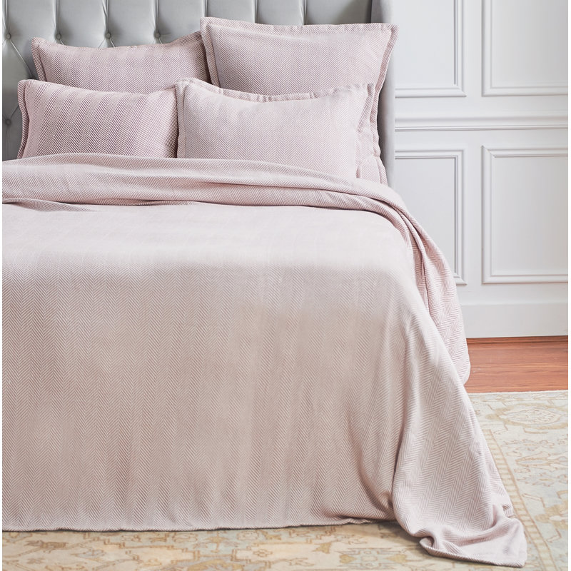 Lilith Fredericktown Cotton Throw, Rosewood