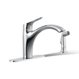 Rival Single-Handle Kitchen Sink Faucet With Side Sprayer