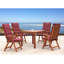 Beard Square Eucalyptus Outdoor Dining Table With Umbrella Hole , 90cm W 90cm D-12476469
