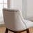 Counter Height Swivel Bar Stools, 2 , 26'' Seat, Fabric, 360-Degree Swivel, Comfortable Foam And Steel Spring Filling H , Of 2, Upholstery, Curved Back For Optimal Comfort, Inner Filled Seat-127221600