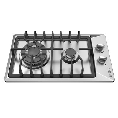 12" Gas Cooktop with 2 Burners