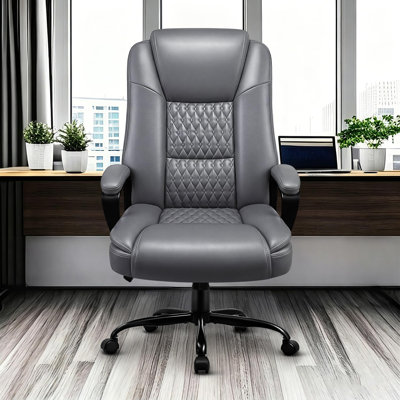 Home Office Chair, 400LBS Big and Tall Heavy Duty Design, Ergonomic High Back Lumbar Back Support