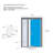 Spotlight 81.75'' Glass Fiberglass Front Entry Doors-102403584-73753391