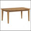 Table basse d'extérieur en bois d'acacia